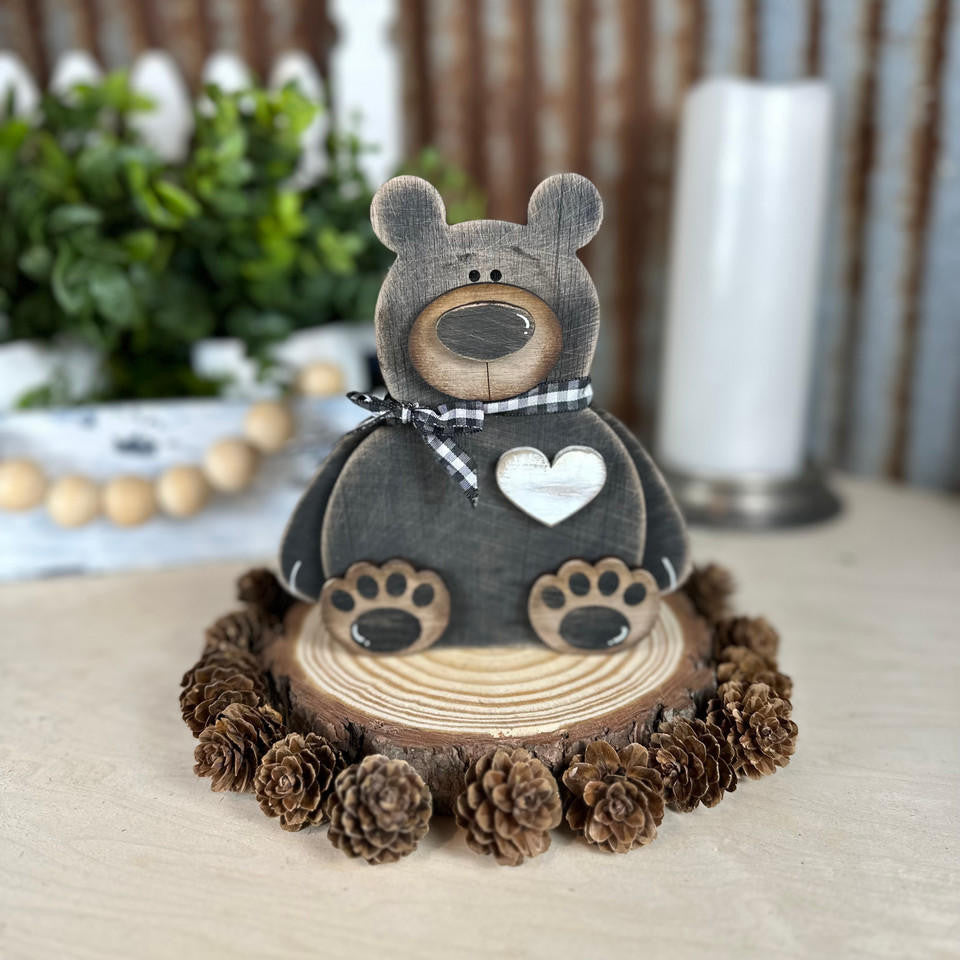 Woodpeckers Crafts Bear Shelf Sitter, by Pickitz