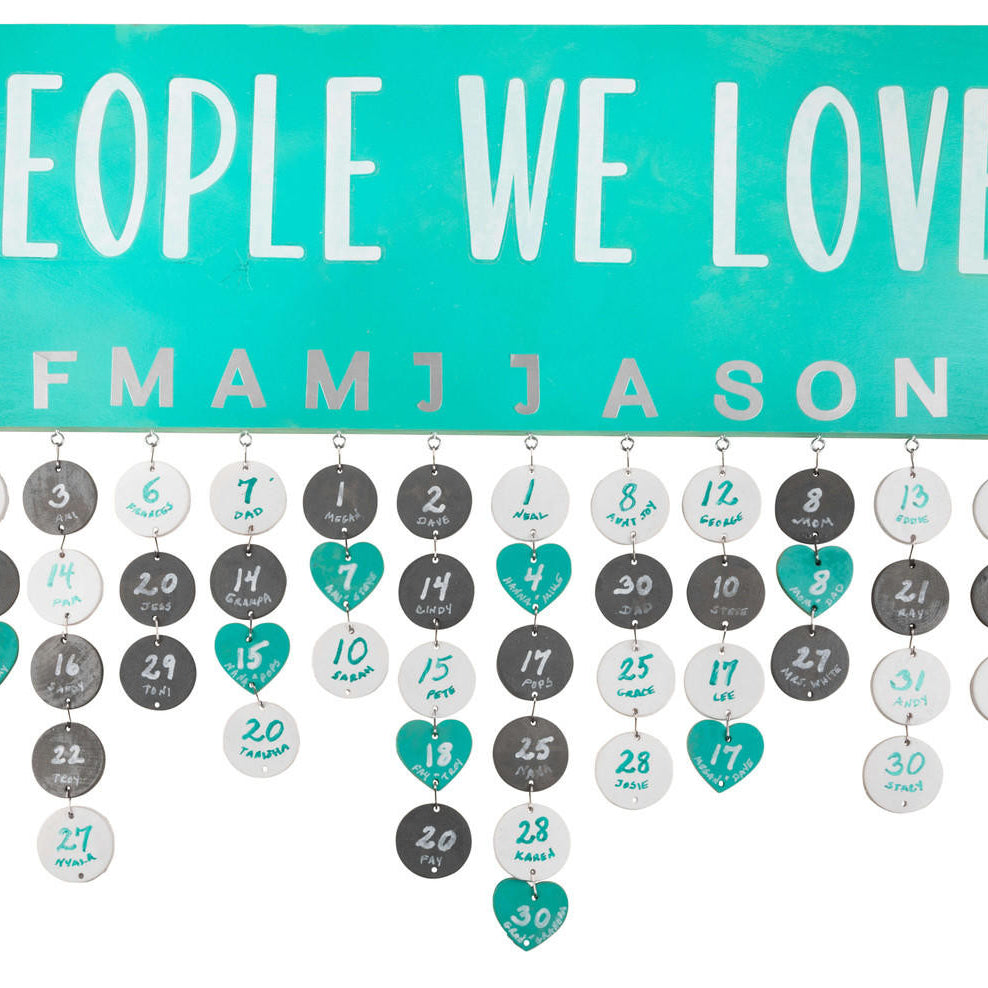 Woodpeckers Crafts Birthday Board Wood Circle, 1-1/4"