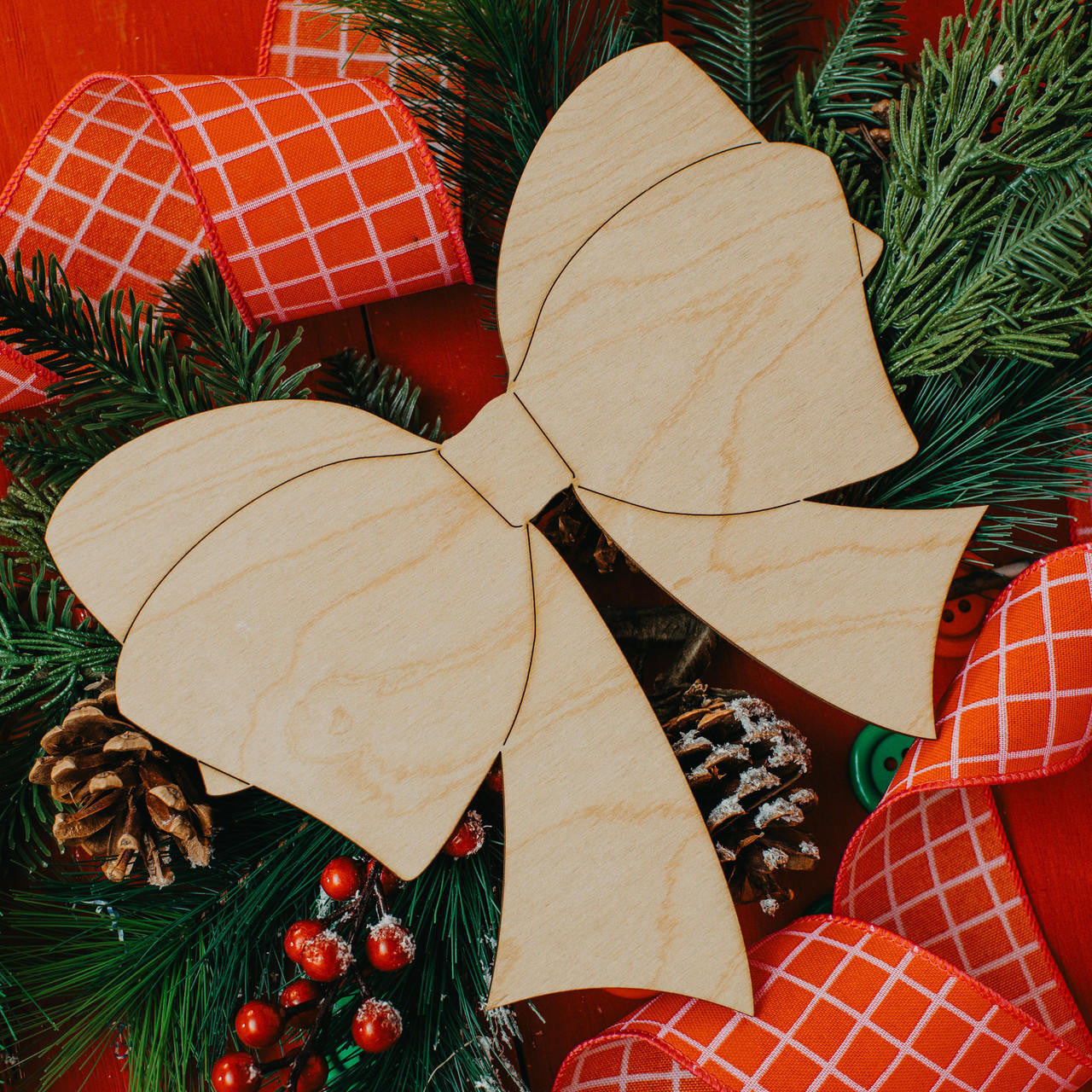 Woodpeckers Crafts Bow Cutout