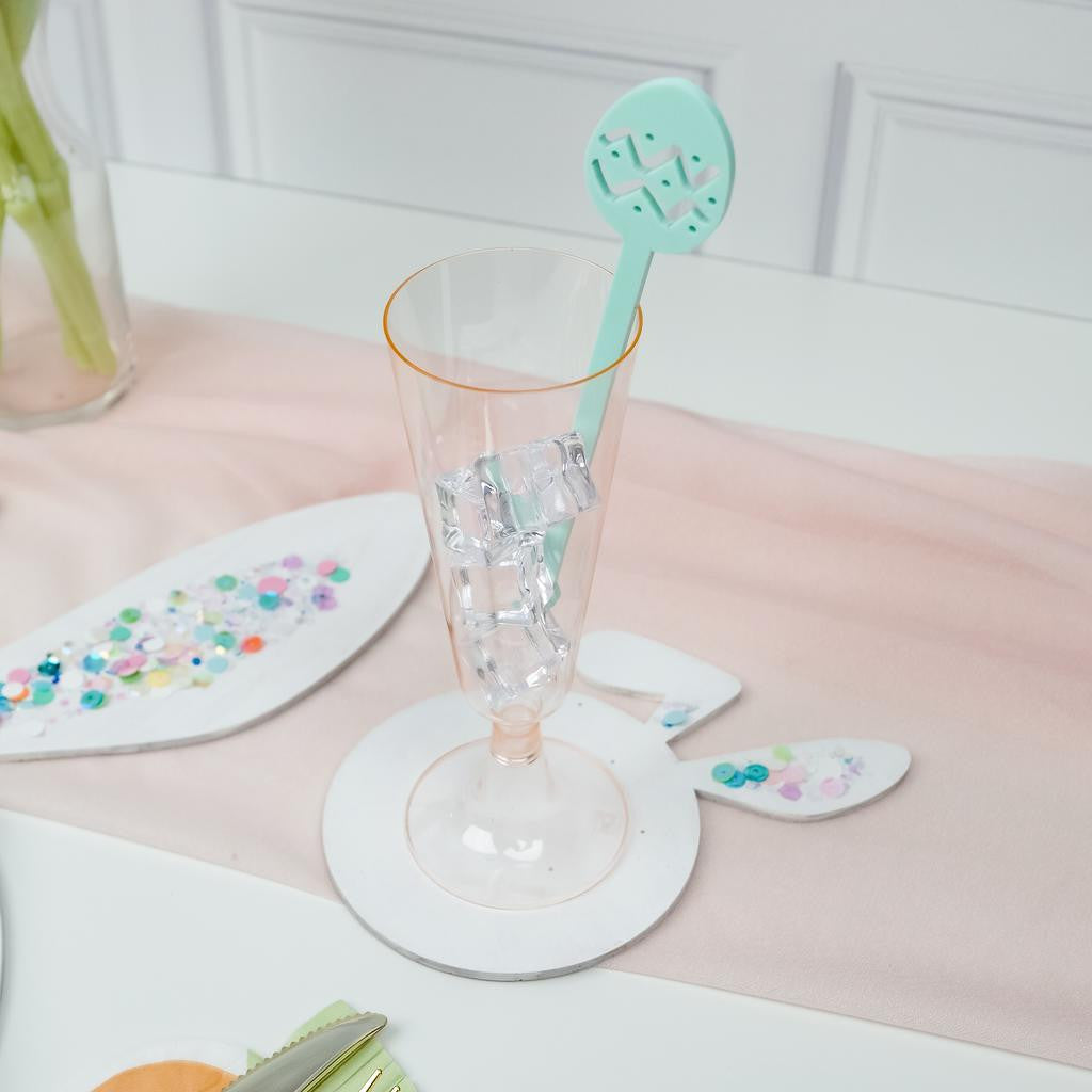 Bunny Face with Floppy Ear Coasters & Chargers