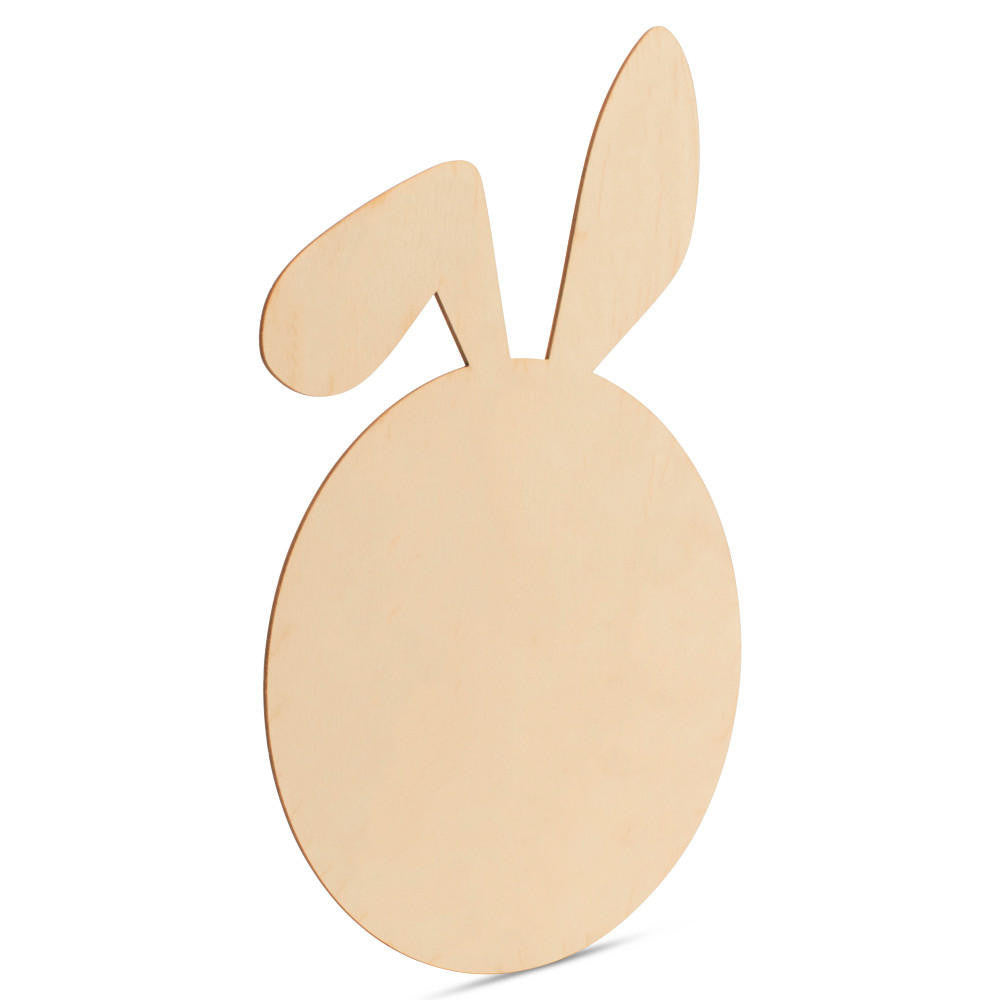 13" Bunny Face with Floppy Ear Charger