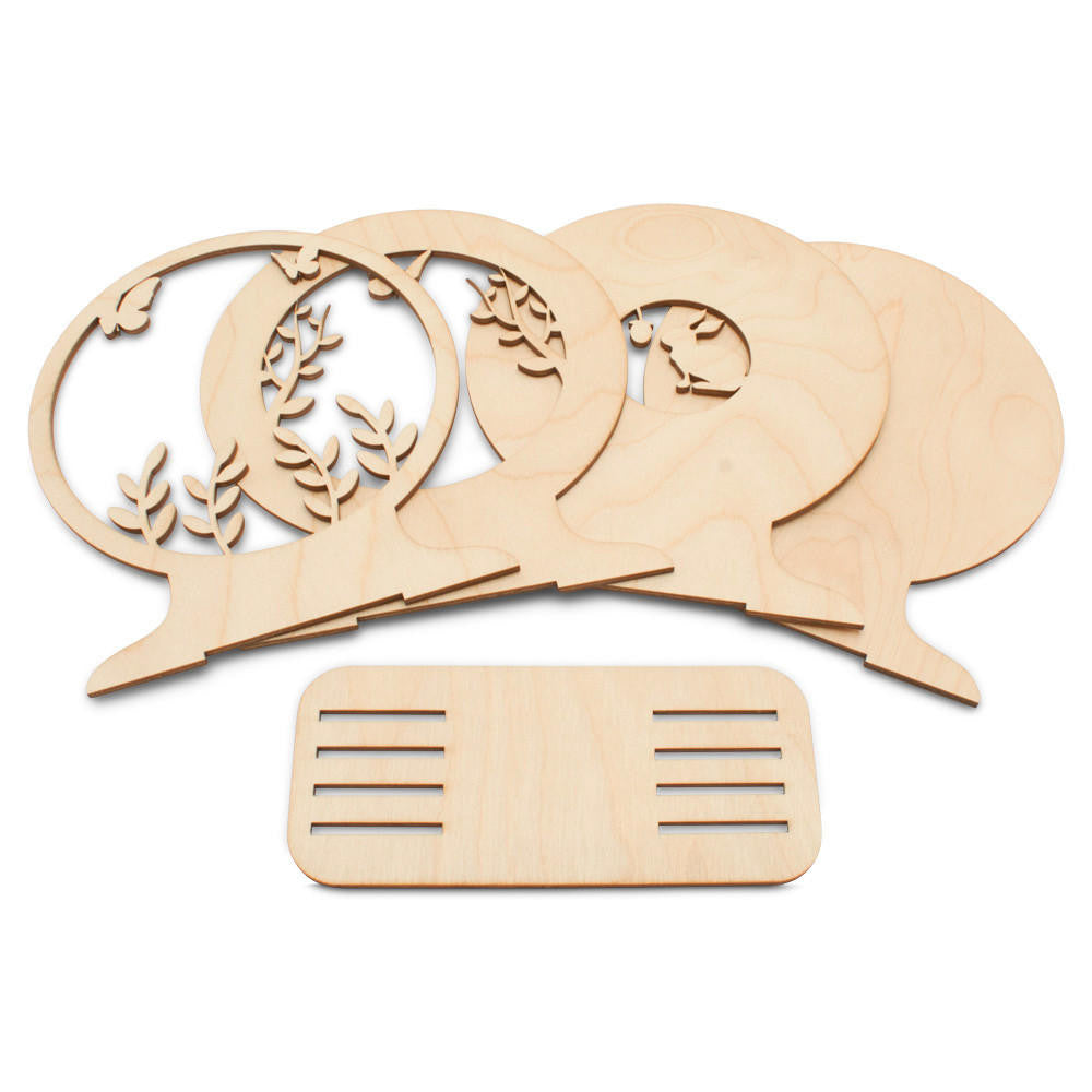 Woodpeckers Crafts Bunny in the Branches Layer'em, 5-Piece Kit