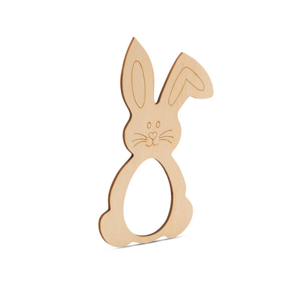 24" Bunny With Egg-Shaped Frame