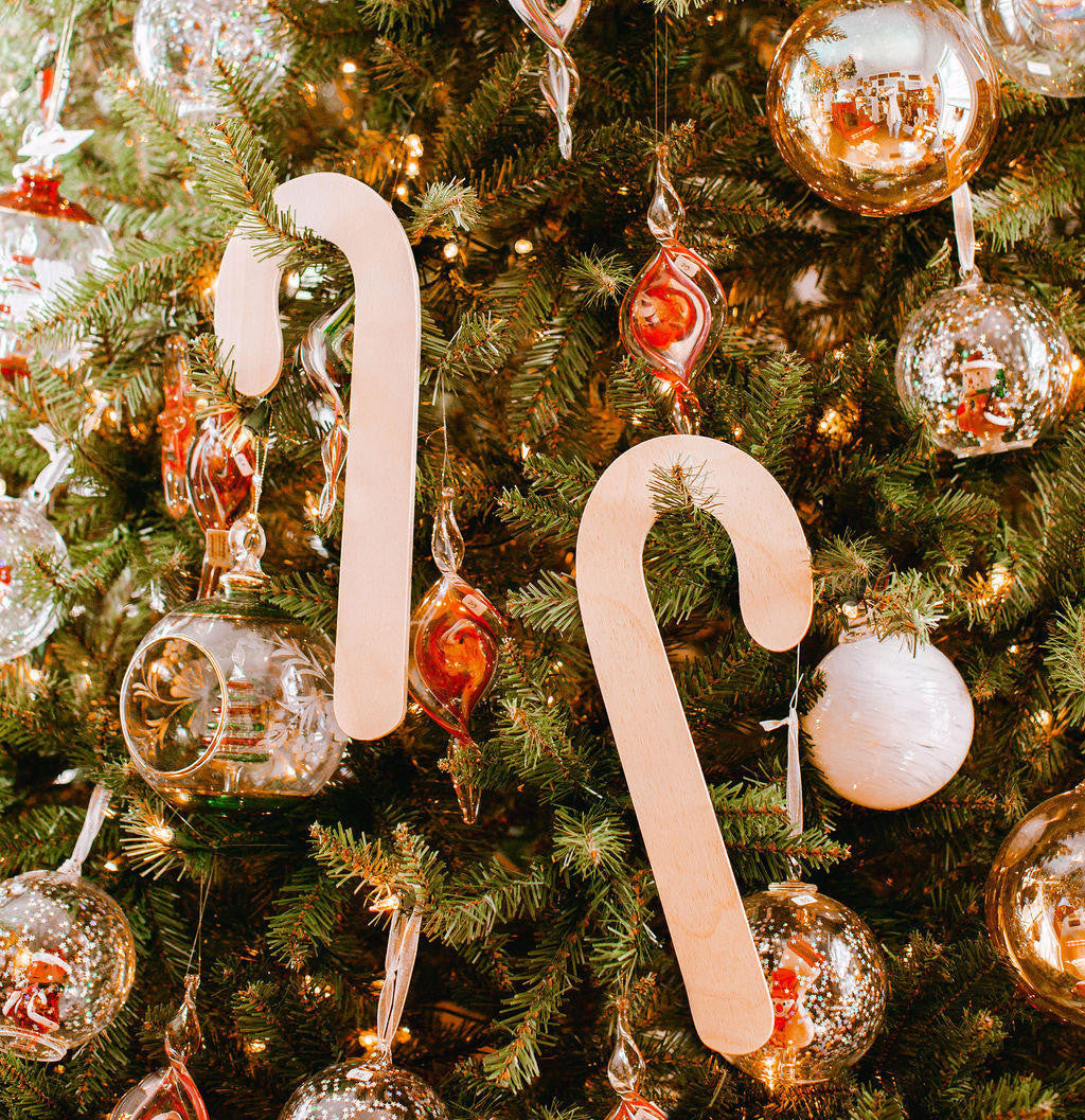 Candy Cane Cutout Large 12"L x 5"W