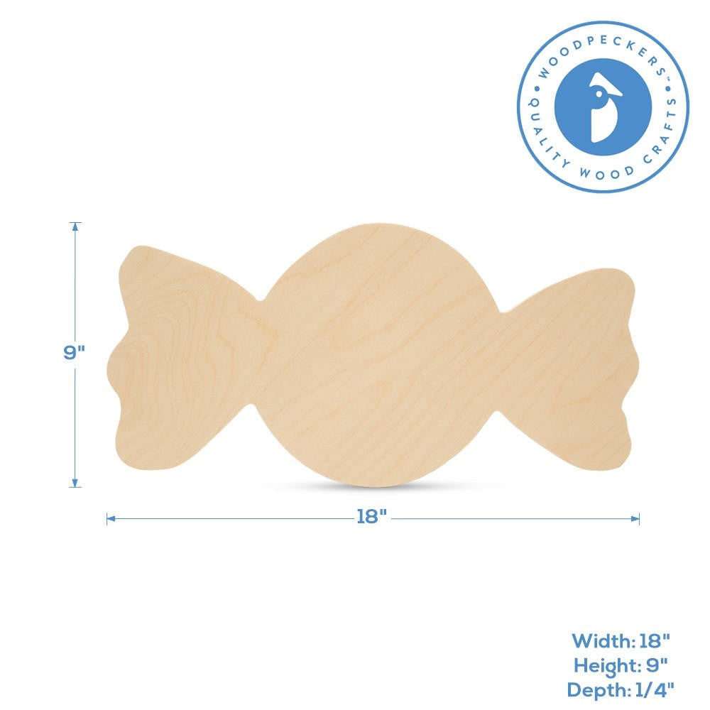 Candy Cutout Large 18" X 9"