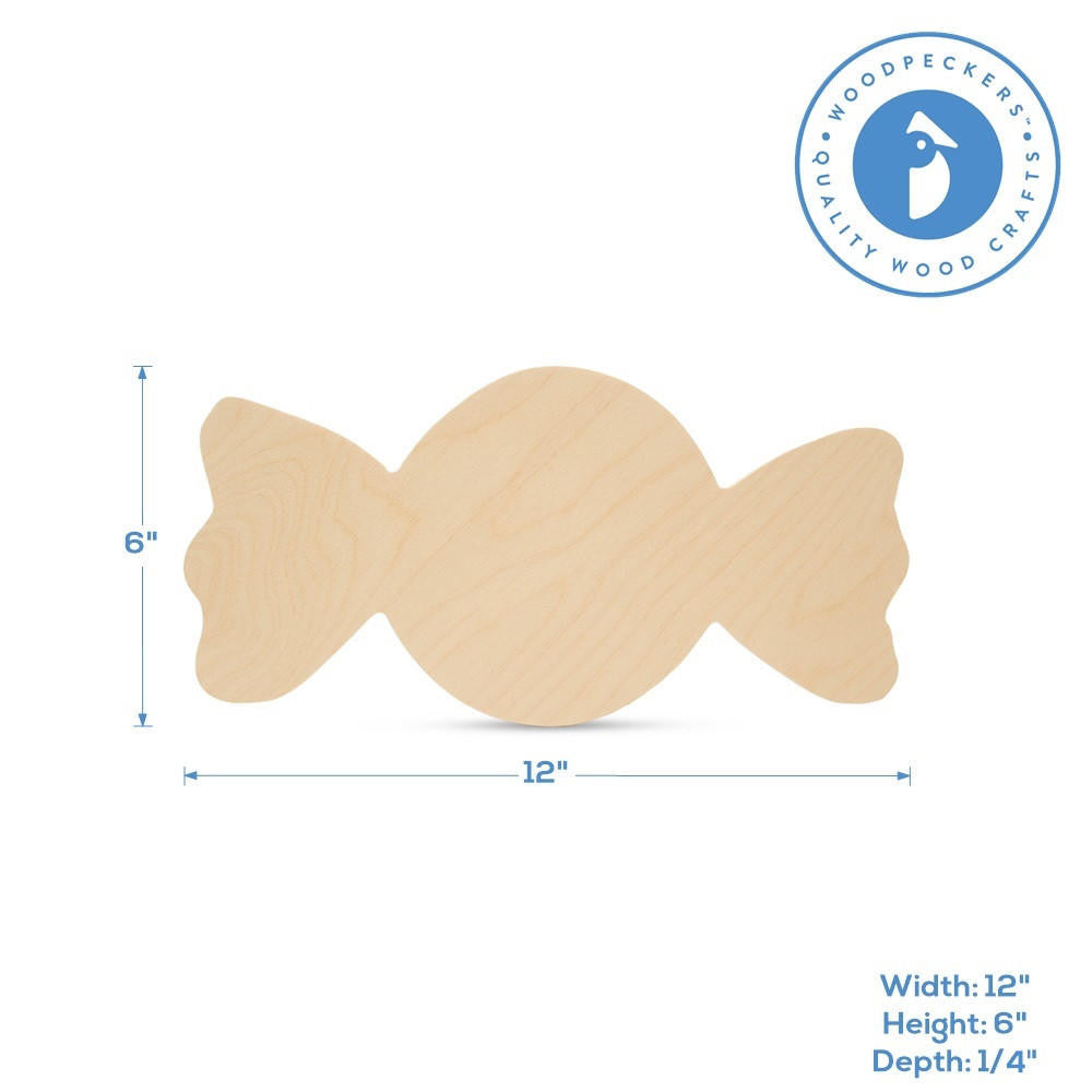 Candy Cutout Medium 12" X 6"