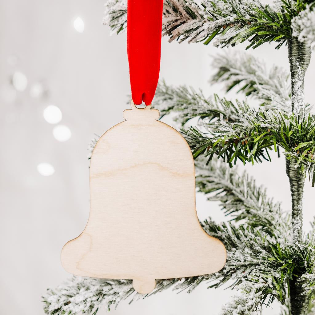 Woodpeckers Crafts Christmas Bell Ornament