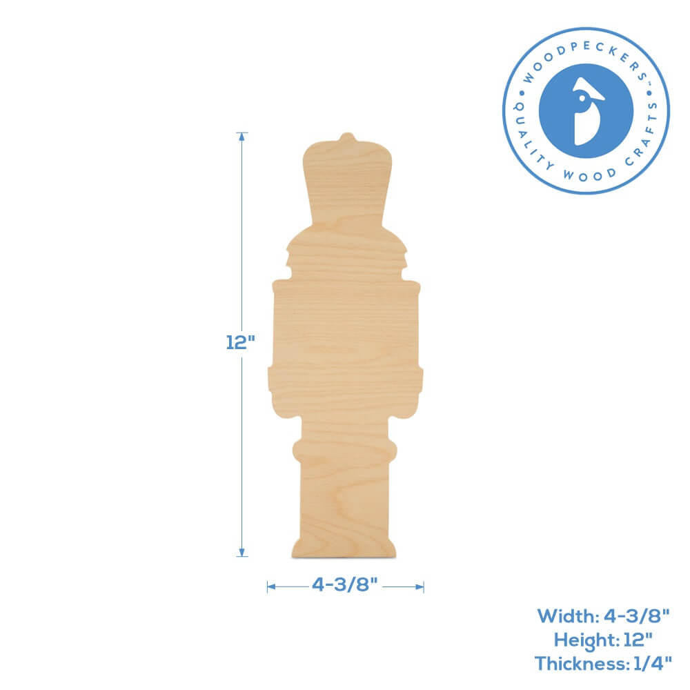 Christmas Nutcracker Cutout 12" X 4.4"