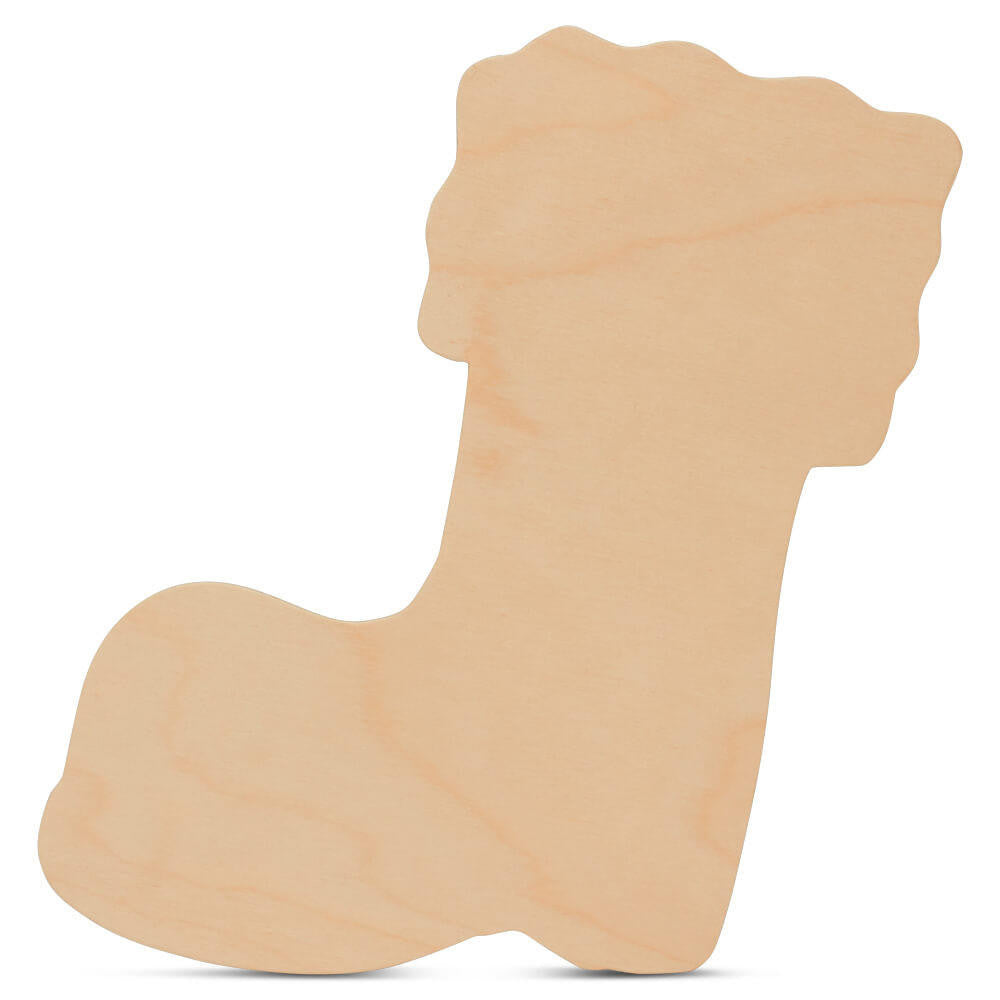 Woodpeckers Crafts Christmas Stocking Cutout Large 12" x 8.5"