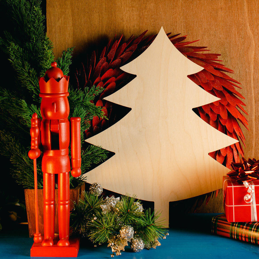 Woodpeckers Crafts Christmas Tree Cutout Jumbo 18"L x 16.5"W