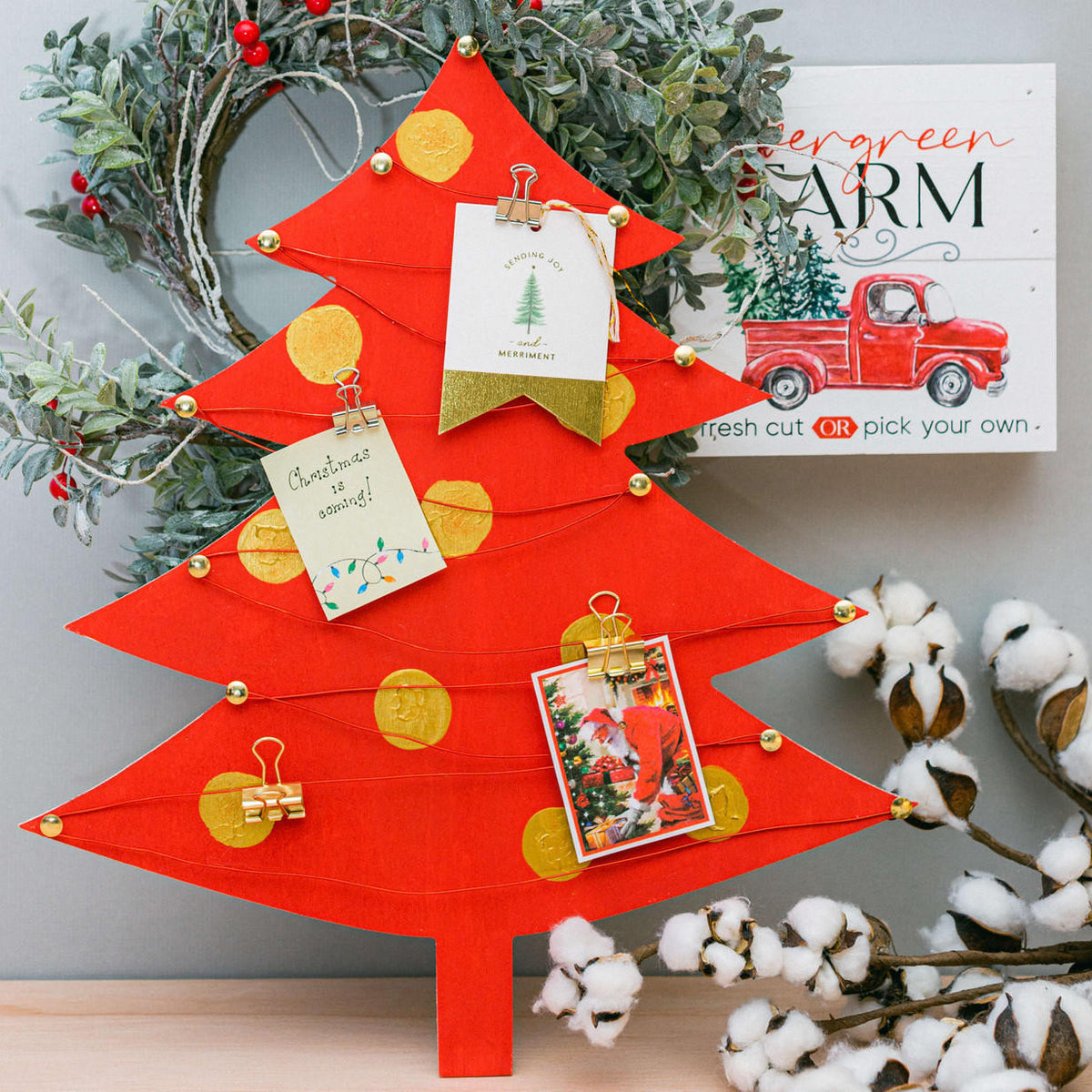 Woodpeckers Crafts Christmas Tree Cutout Jumbo 18"L x 16.5"W