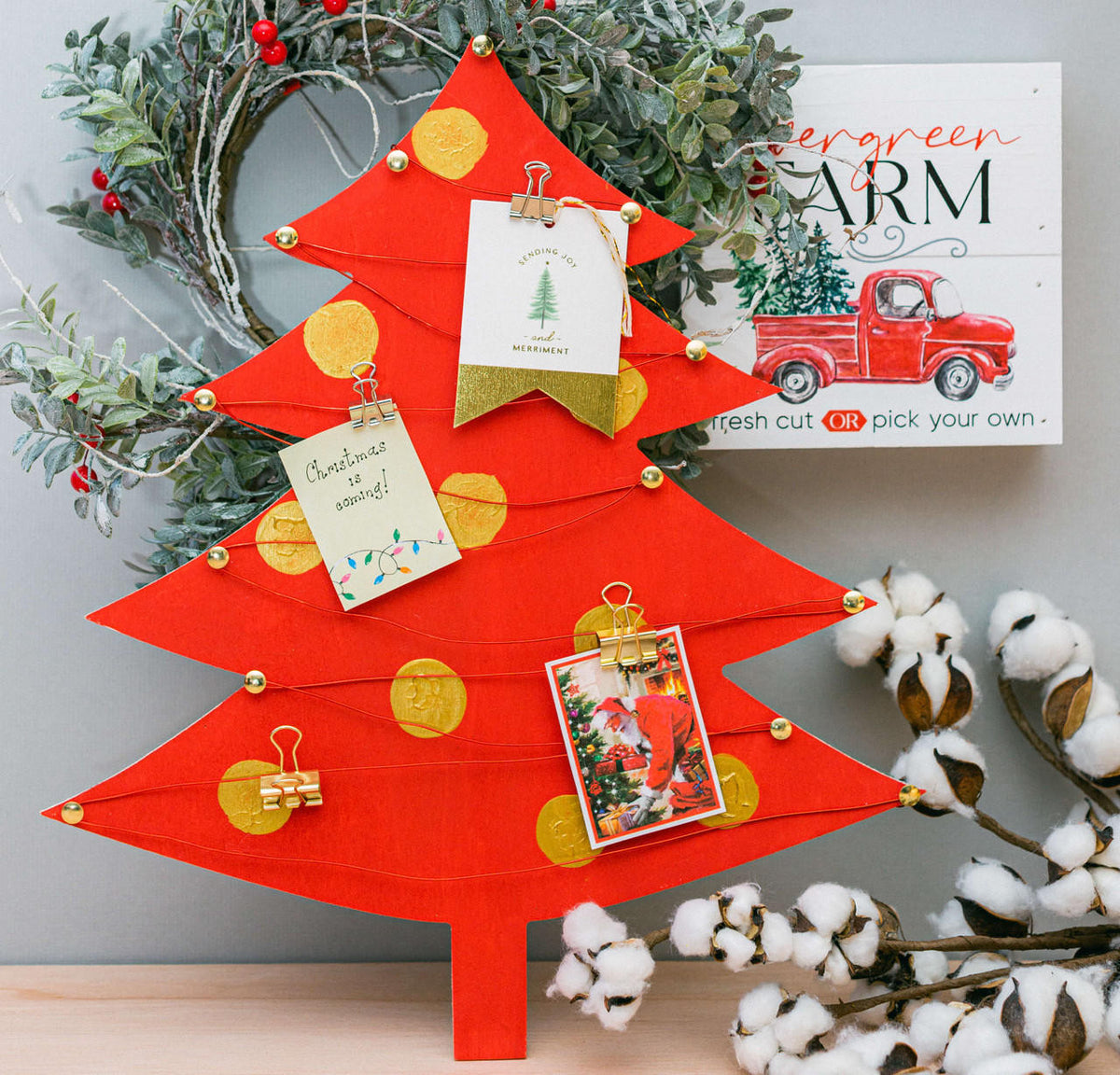 Christmas Tree Cutout Jumbo 18"L x 16.5"W