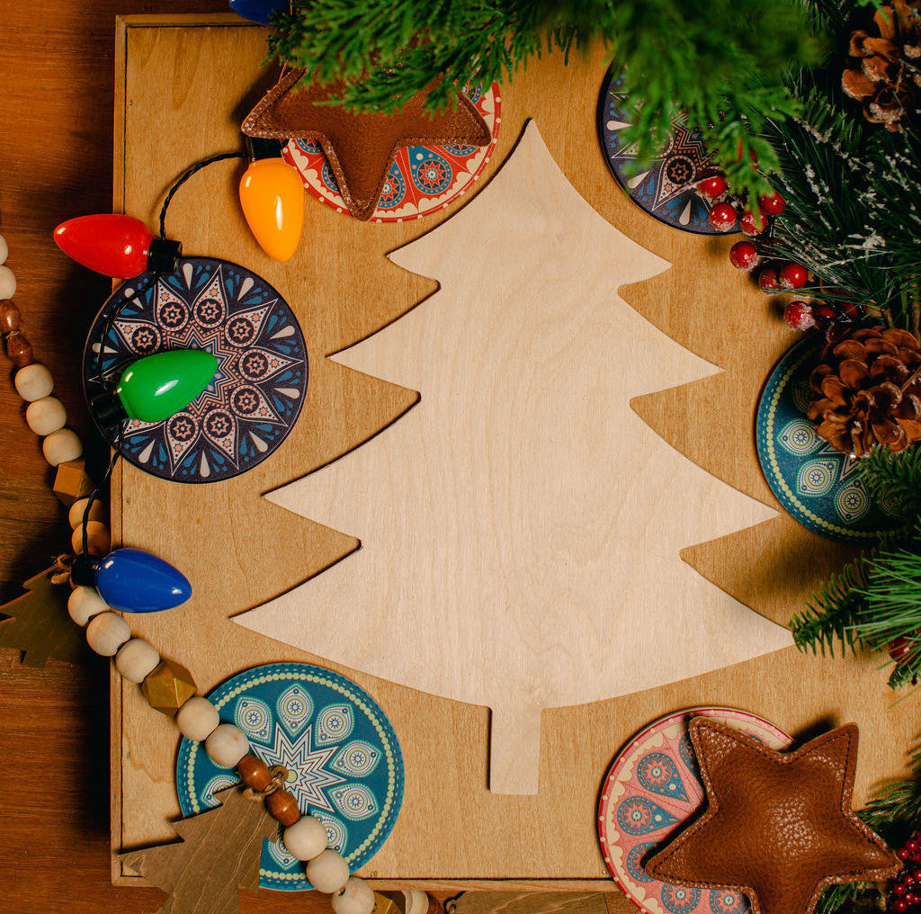 Christmas Tree Cutout Large 12"L x 10.25"W