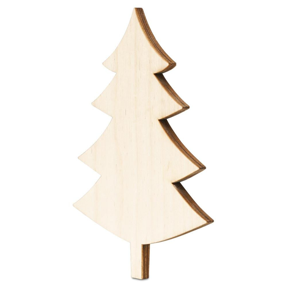 Woodpeckers Crafts Christmas Tree Cutout Small 6"L x 5.2"W