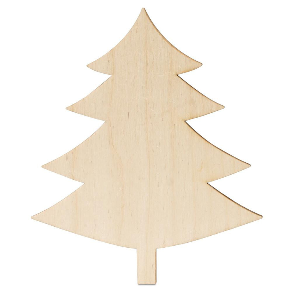 Woodpeckers Crafts Christmas Tree Cutout Small 6"L x 5.2"W