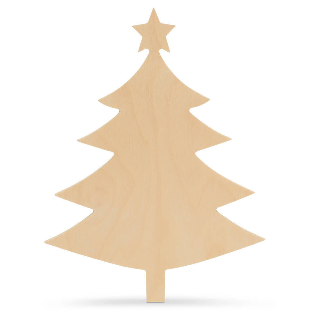 Christmas Tree With Star Cutout Small 6"L x 4.5"W