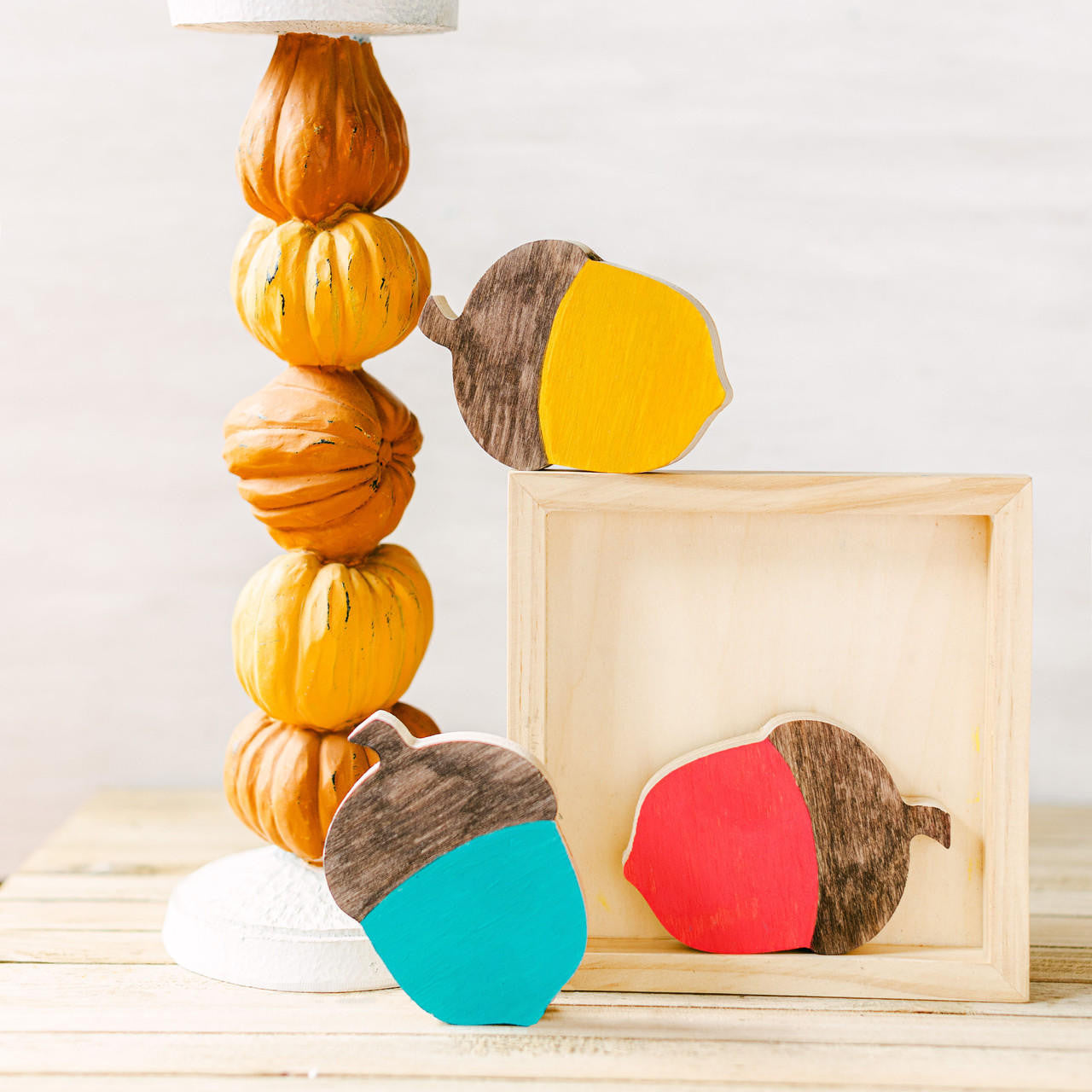 Woodpeckers Crafts Chunky Acorn Cutout