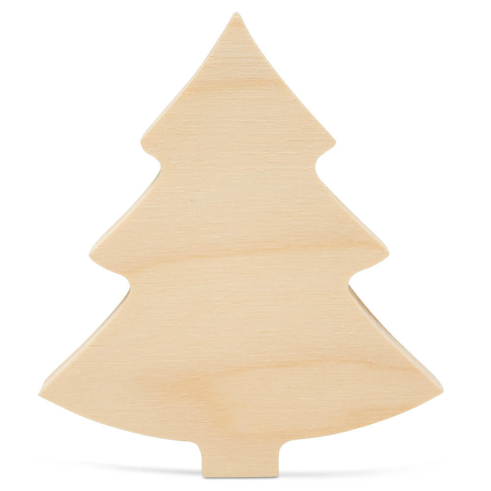 Woodpeckers Crafts Chunky Christmas Tree Cutout