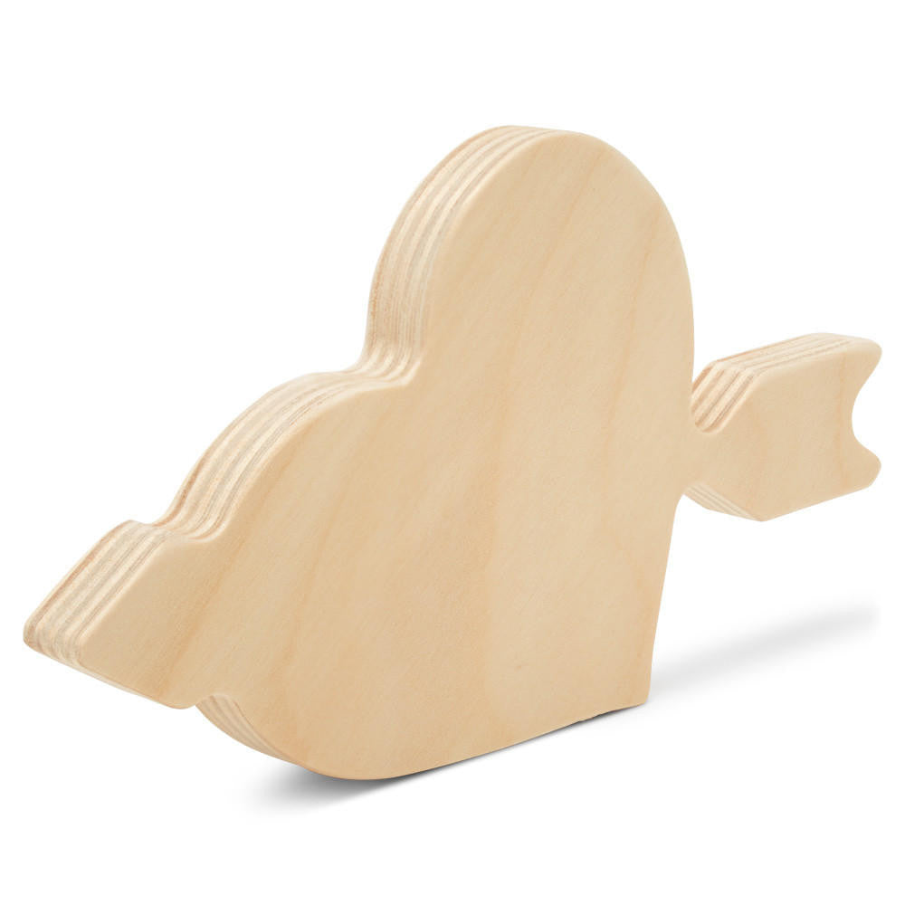 Woodpeckers Crafts Chunky Cupid Heart Cutout