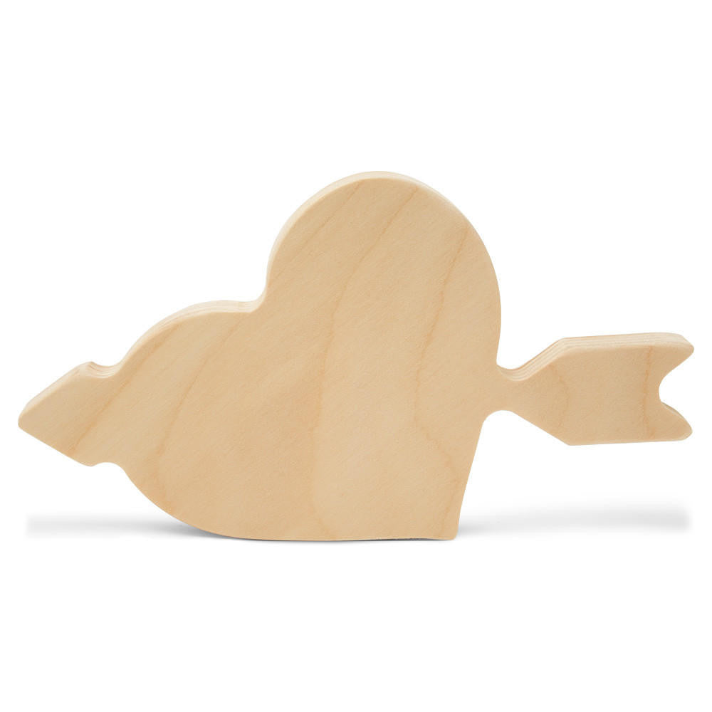 Woodpeckers Crafts Chunky Cupid Heart Cutout