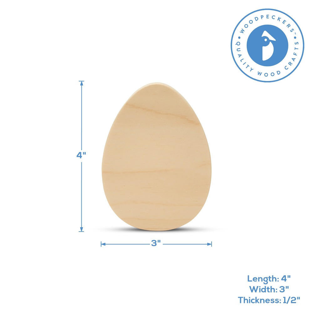 Woodpeckers Crafts Chunky Egg Cutout