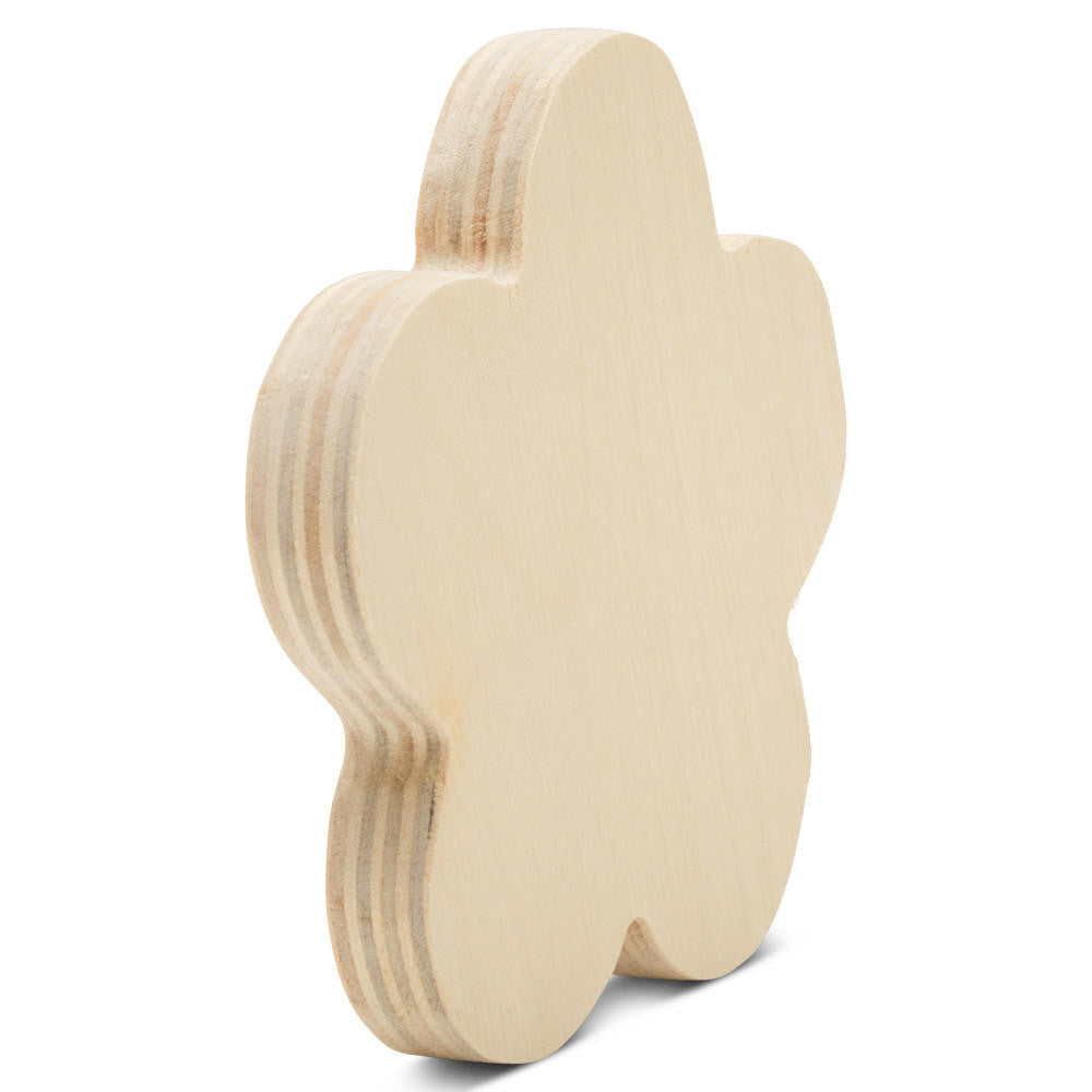 Woodpeckers Crafts Chunky Flower Cutout