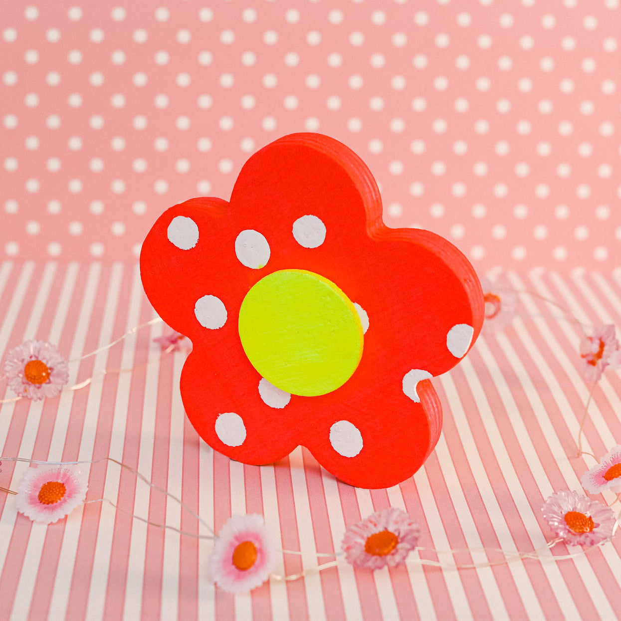 Woodpeckers Crafts Chunky Flower Cutout