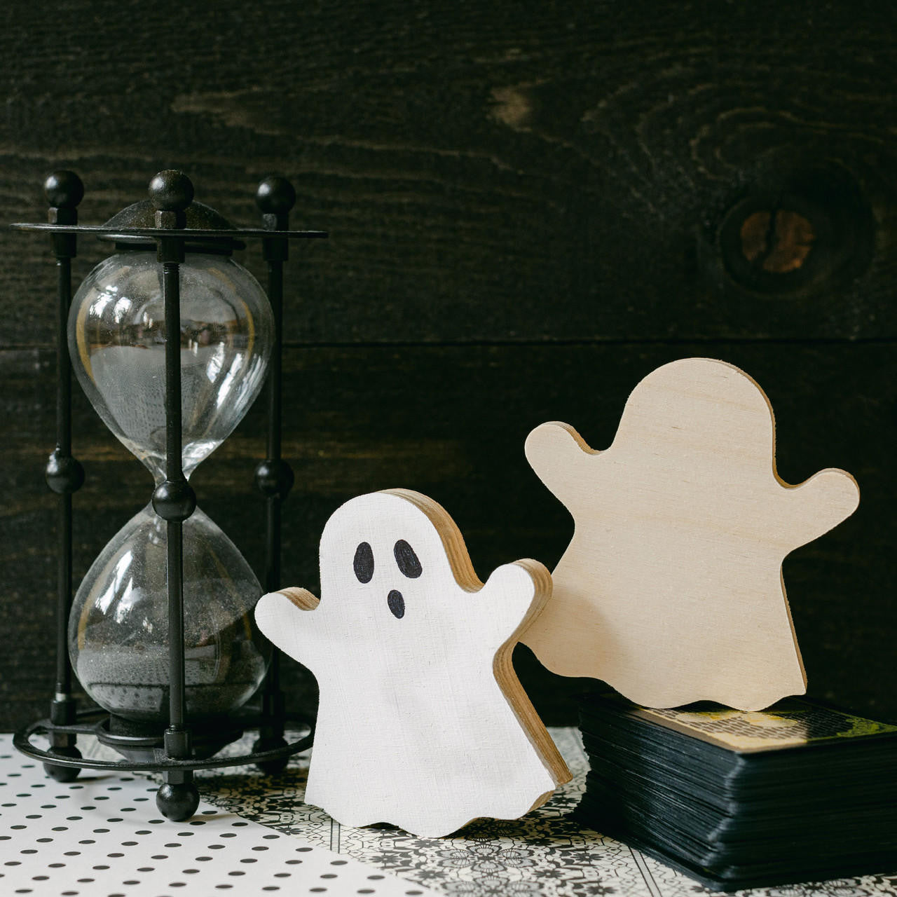 Woodpeckers Crafts Chunky Ghost Cutout