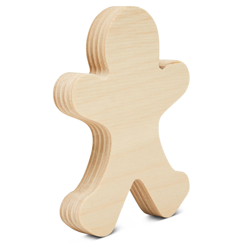 Woodpeckers Crafts Chunky Gingerbread Man Cutout