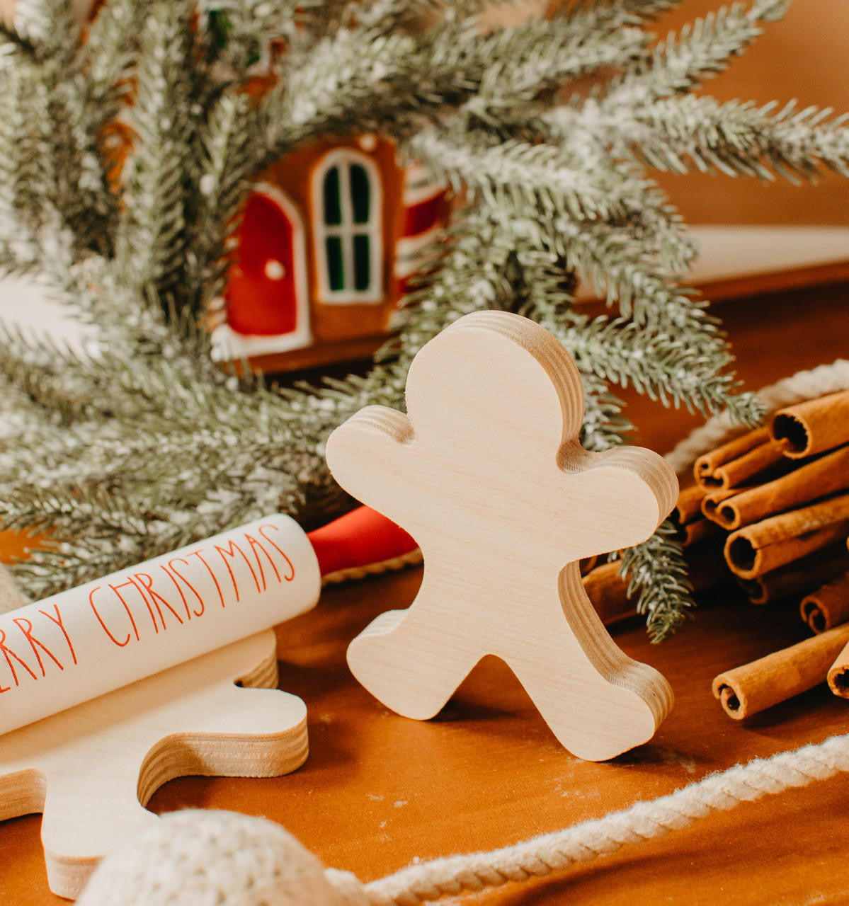 Chunky Gingerbread Man Cutout