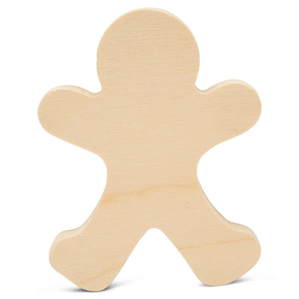 Woodpeckers Crafts Chunky Gingerbread Man Cutout