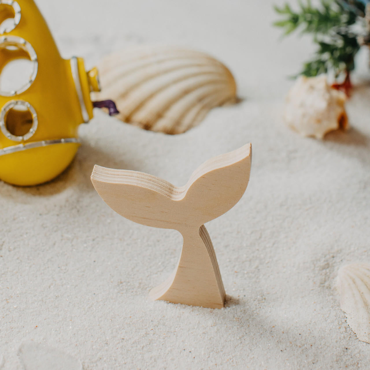 Woodpeckers Crafts Chunky Mermaid Tail Cutout