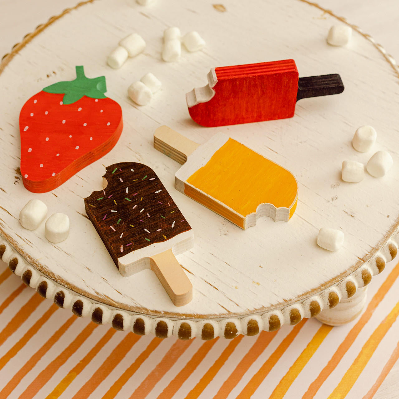 Woodpeckers Crafts Chunky Popsicle Cutout