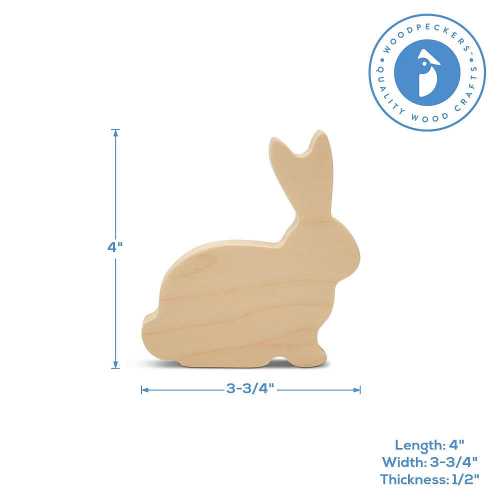 Chunky Rabbit Cutout