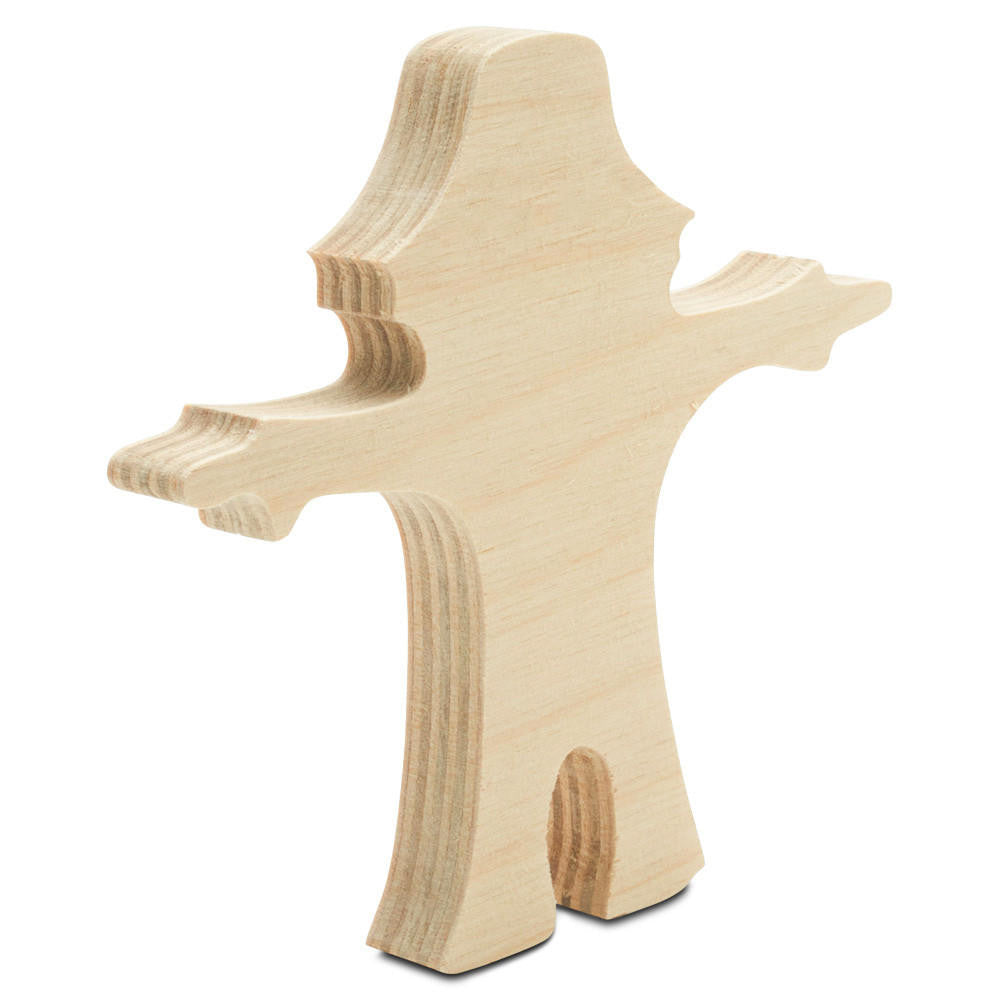 Woodpeckers Crafts Chunky Scarecrow