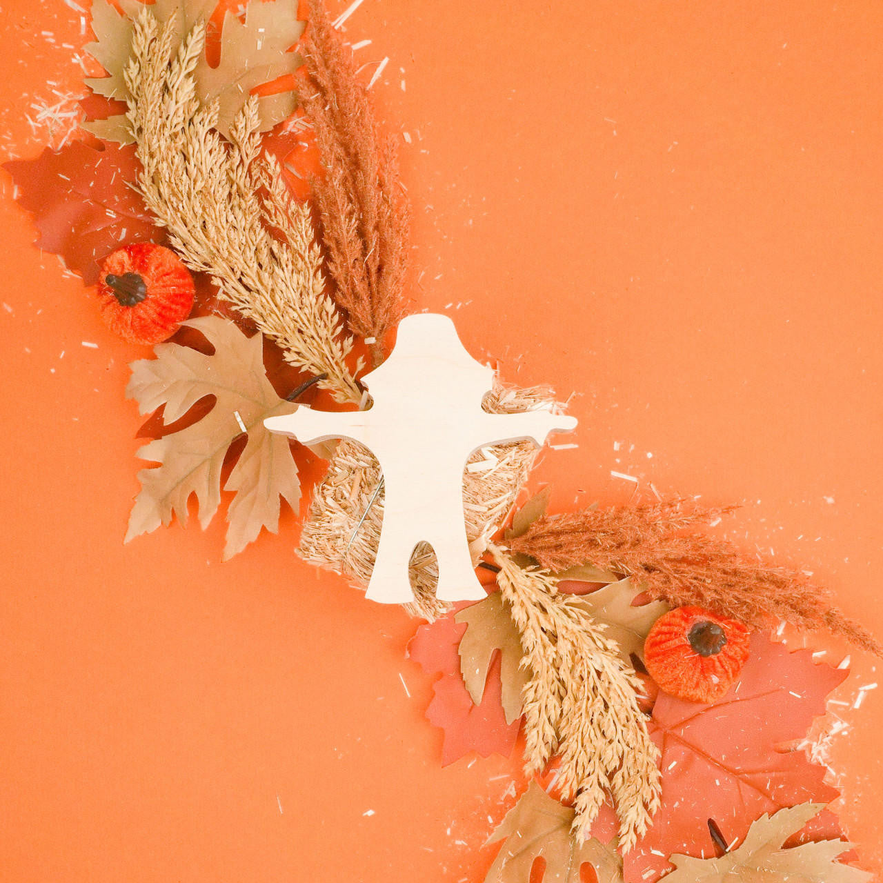 Woodpeckers Crafts Chunky Scarecrow