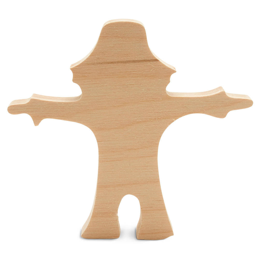 Woodpeckers Crafts Chunky Scarecrow