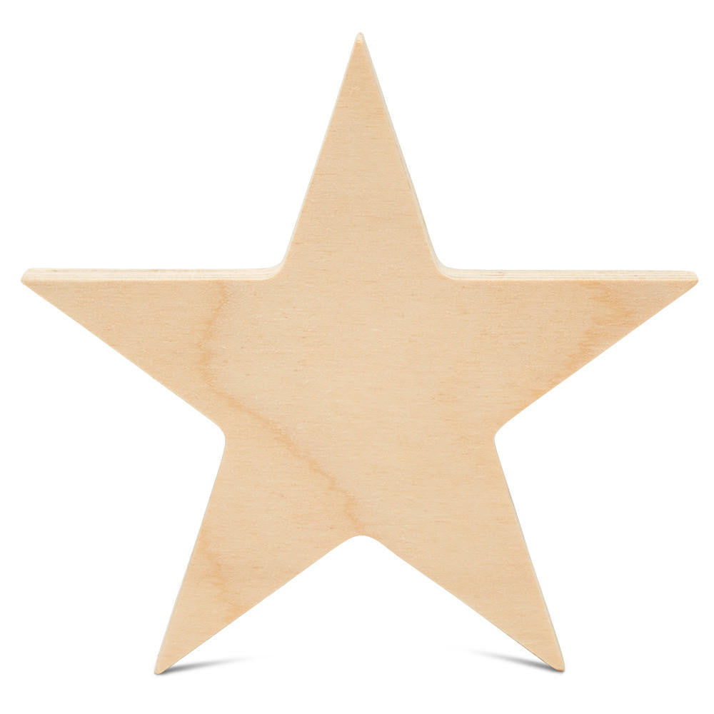 Woodpeckers Crafts Chunky Star Cutout