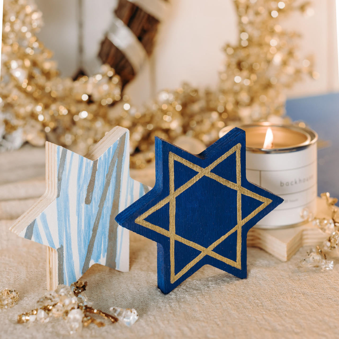 Woodpeckers Crafts Chunky Star of David Cutout