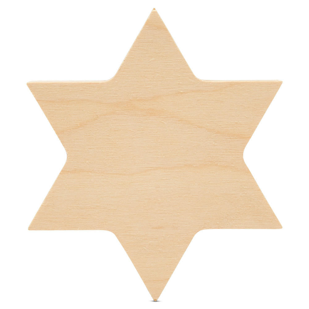 Woodpeckers Crafts Chunky Star of David Cutout