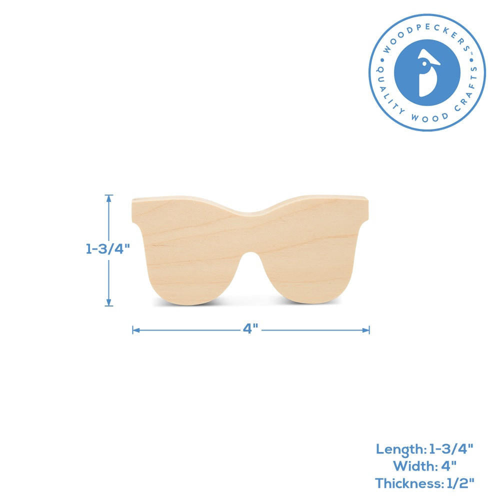Woodpeckers Crafts Chunky Sunglasses Cutout