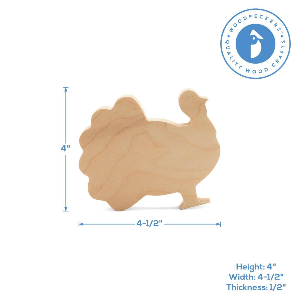 Woodpeckers Crafts Chunky Turkey