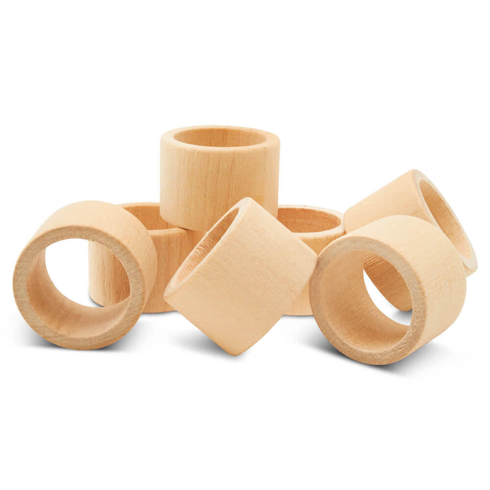 Woodpeckers Crafts Classic Wood Napkin Ring