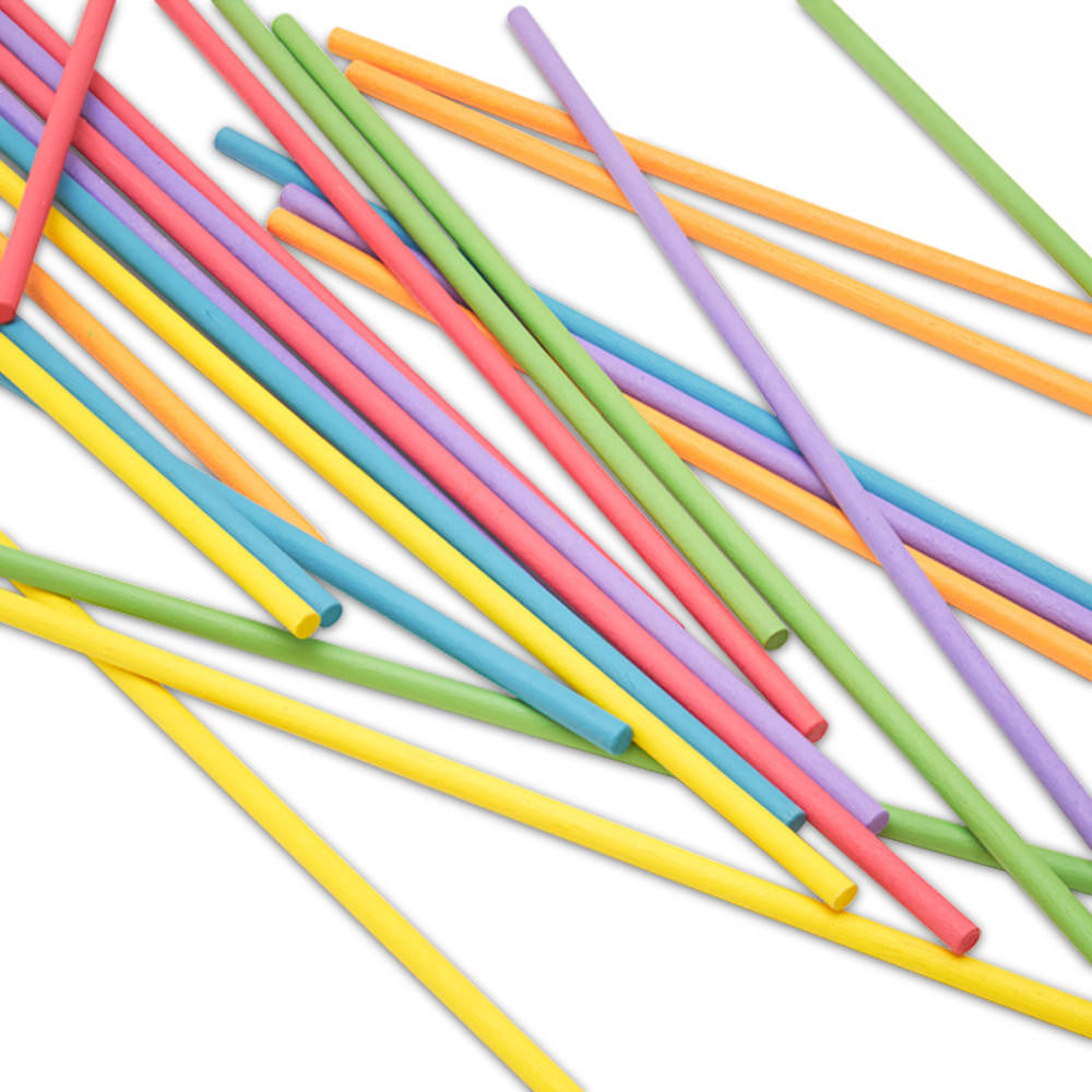 Woodpeckers Crafts Colored Dowel Rod Pack, 12” Assortment, 30 pieces