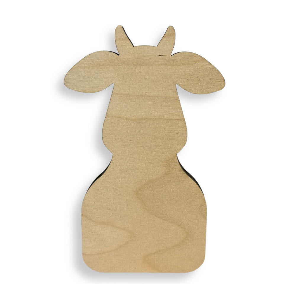 Woodpeckers Crafts Cow shelf sitter by Pickitz
