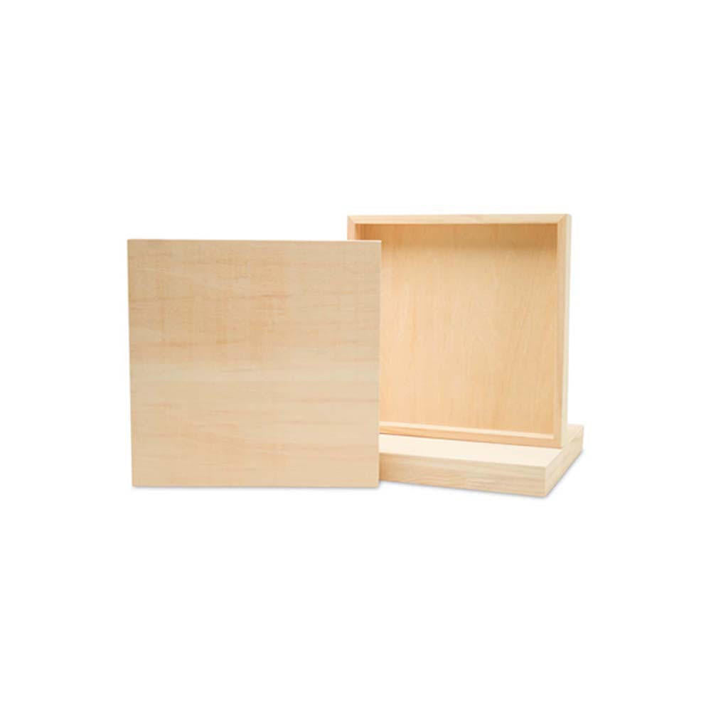 Woodpeckers Crafts Cradled Painting Panel, 10" x 10" x 1-1/2" Depth