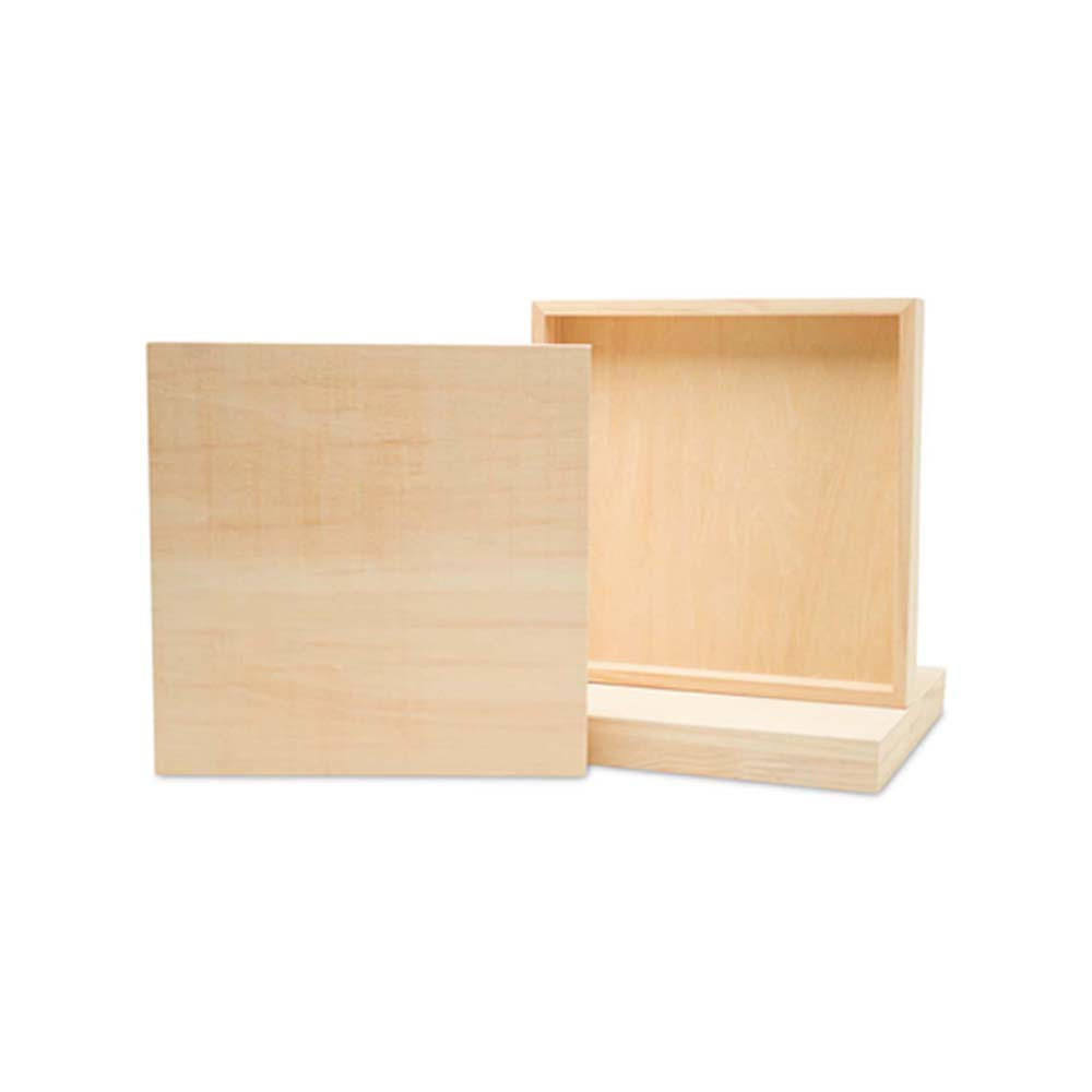 Woodpeckers Crafts Cradled Painting Panel, 12" x 12" x 1-1/2" Depth