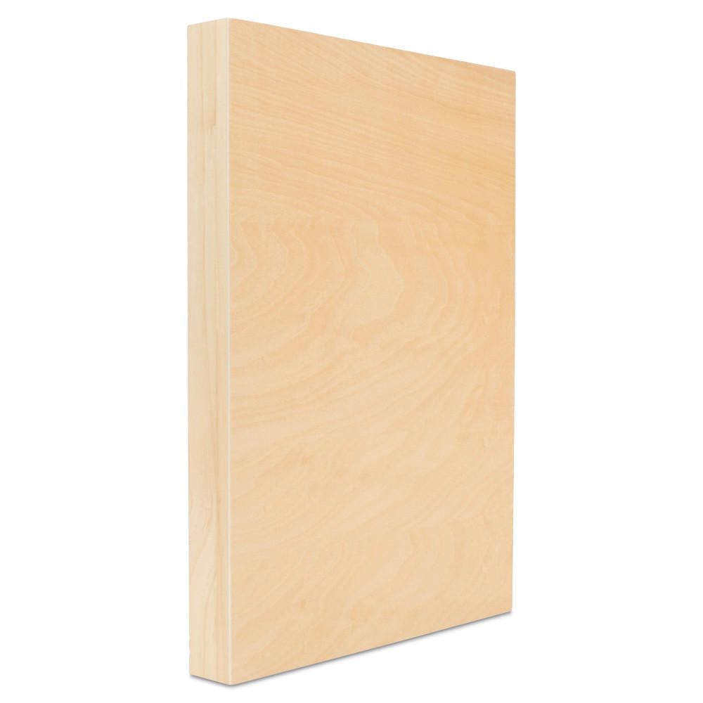 Woodpeckers Crafts Cradled Painting Panel, 12" x 16" x 1-1/2" Depth