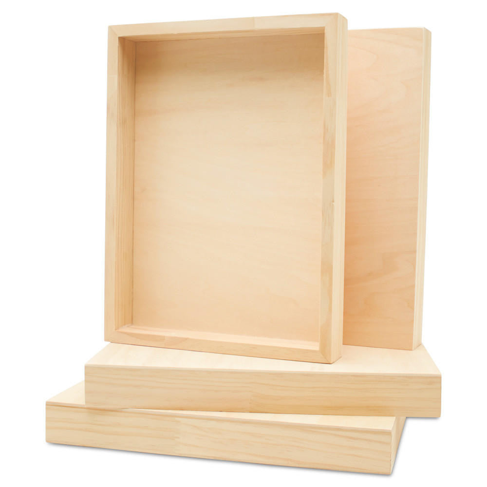 Woodpeckers Crafts Cradled Painting Panel, 9" x 12" x 1-1/2" Depth