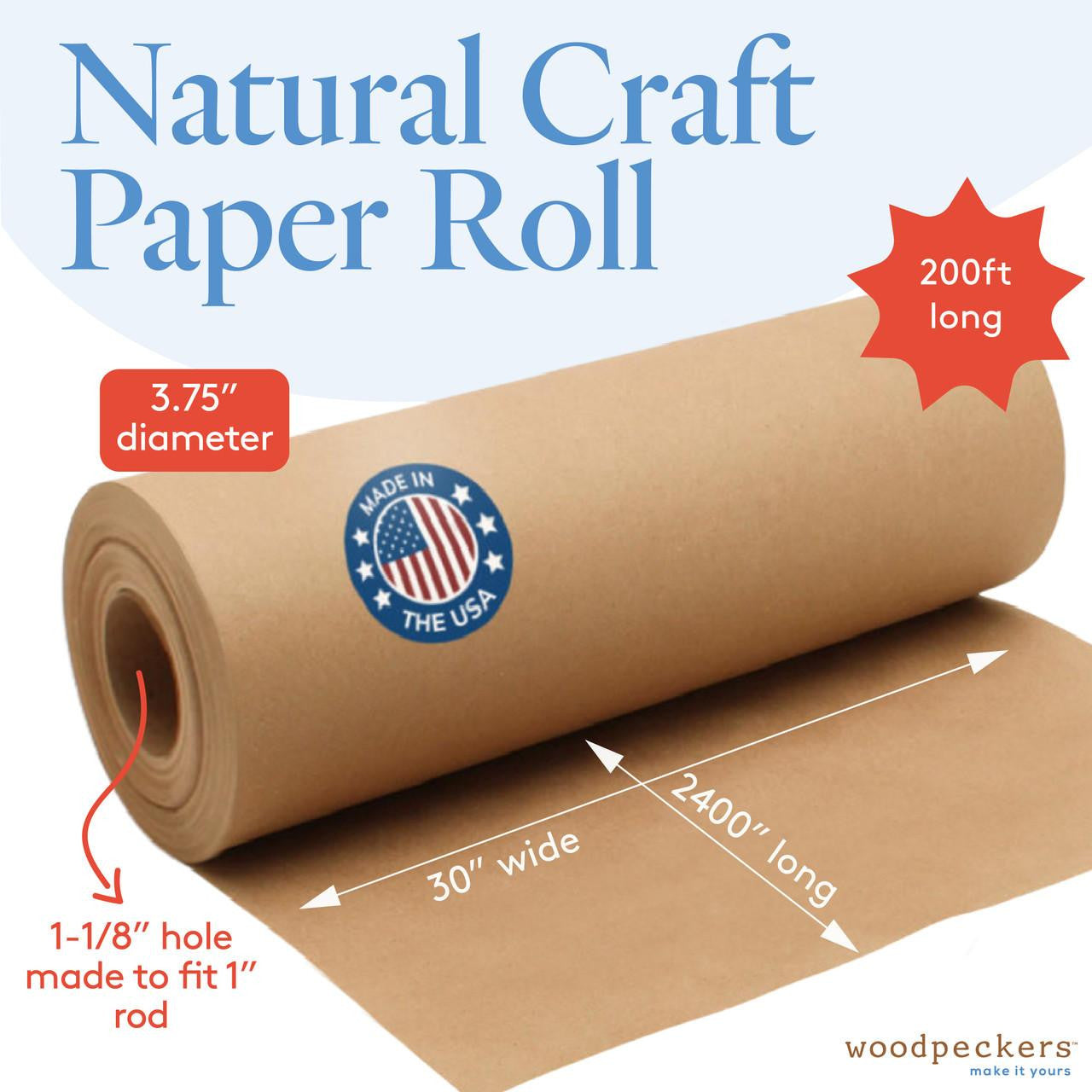 Craft Paper Roll, 2400" x 30”